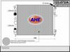 AHE 123.073/A Radiator, engine cooling